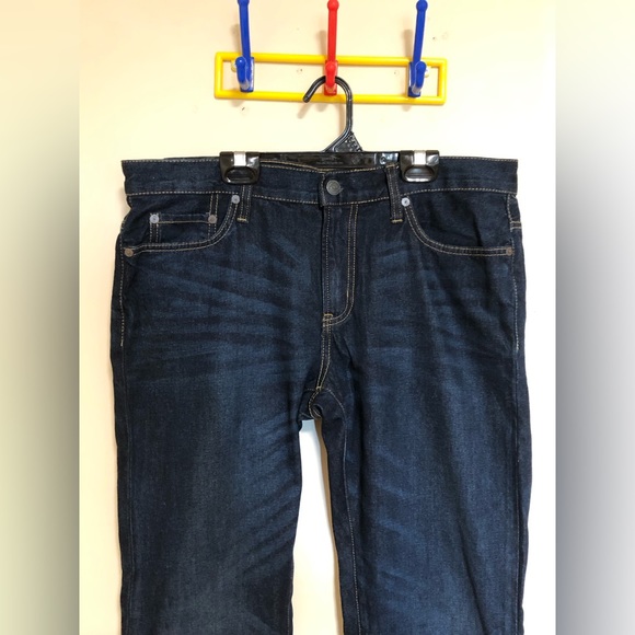 Aeropostale Faded Navy Blue Slim Straight Jeans - Picture 2 of 6